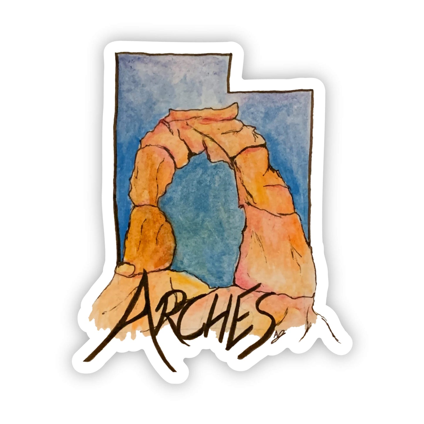 Arches National Park Sticker