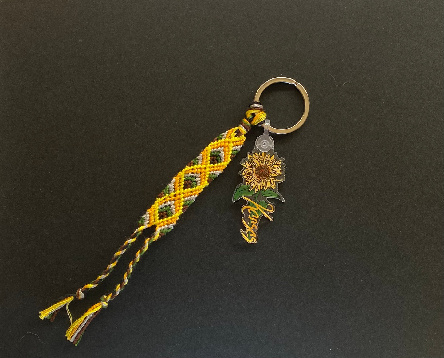 Sunflower Keychain